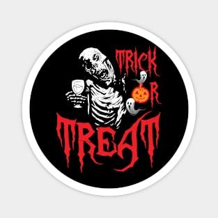 Happy Halloween Ghoul Trick or Treat Magnet